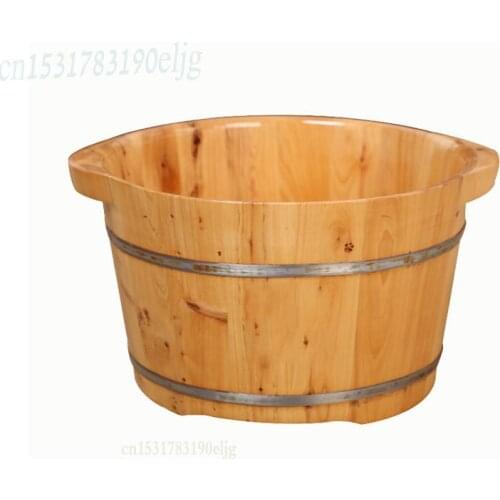Cedar 20cm high health foot bath barrel foot bath tub home foot bath foot bath artifact binaural specials