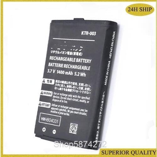 1400mah Rechargeable Li-ion Battery for Nintendo new3ds new 3ds ktp-003 ktr-003 Battery