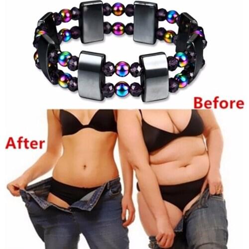 1pc Magnetic Bracelet Weight loss Natural Beads Stone Therapy Health Care Jewelry