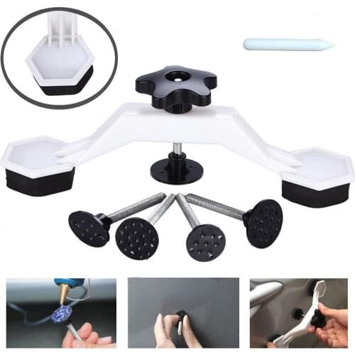 Auto Car Body Dent Pit Repair Tool Kit Remover Bridge Glue Puller Lifter with 5pcs Glue Tabs Panel Paintless Mini Small Tools