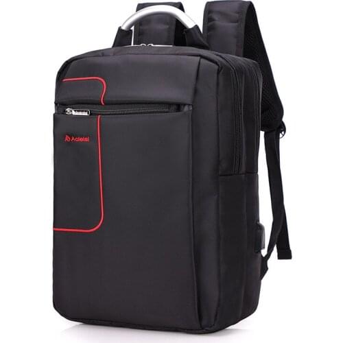 New Fashion Nylon Shoulder Bag Casual Mens Business Computer Bag Multi-function Student Bag Travel Bag Mans Backpack