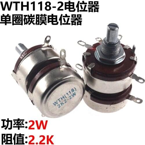 New WTH118 2W 2.2K WTH(118) 2 layer dual Potentiometer