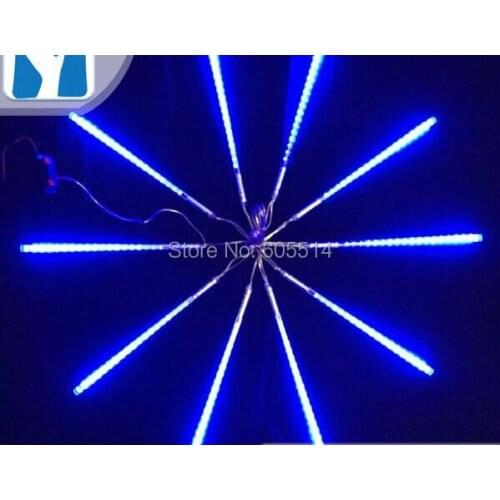[Seven neon]Free shipping AC110-220V 3meters 10pcs/set 10W 30cm long 36leds/pcs 3528led smd blue led meteor tube light