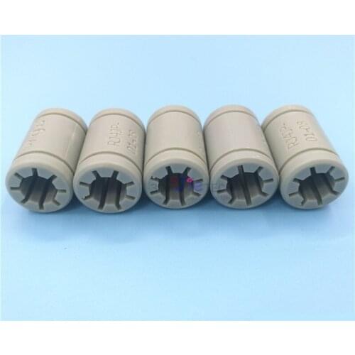 Solid Polymer LM8UU Bearing 8mm shaft Drylin RJ4JP-01-08 for Anet Reprap Prusa i3 3D Printer