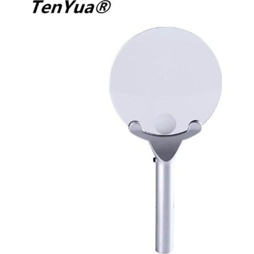 TenYua 2x 6x 130mm Handheld Portable Illumination Hand Magnifier Magnifying Glass Loupe Tool With 2 LED Lights