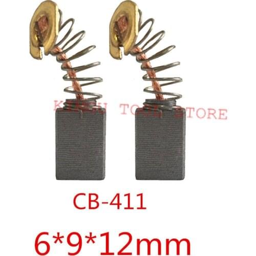 2 Pairs Carbon Brushes Replacement for MAKITA CB- 411 191940-4 JN1601 MT190 MT370 MT371 MT910 MT911 MT951 MT953 MT954 MT955