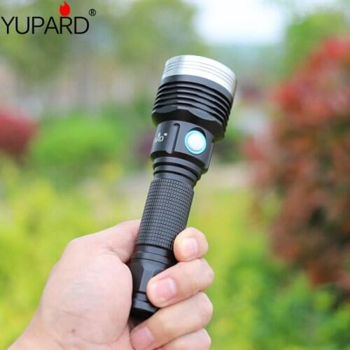 High power glare USB Rechargeable Flashlight SST20 Aluminum Alloy Long Distance LED Lighting 18650 outdoor Flashlight
