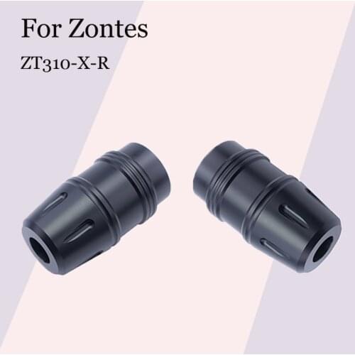 For Zontes Zt310-X-R Refitted Parts Motorcycle Front Bumper Rubber Plug Competitive Bar Guard Bar Anti Falling Rubber