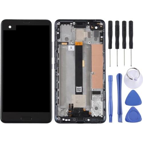 LCD Screen and Digitizer Full Assembly with Frame for HTC U Ultra (Black)