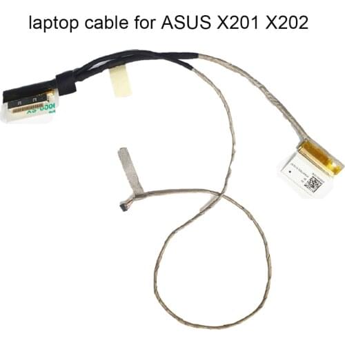 Laptop LCD LVDS Video Cable For Asus Vivobook X201E X201L X201S S200E Q200E X202E X202L F202E Display Flex cables DD0EX2LC000