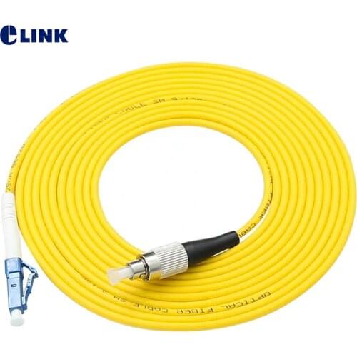 10pcs LC-FC fiber optic patch cord SM Simplex 1M 2M 3M 5M 7M 10M FC-LC optical fibre jumper SX free shipping IL