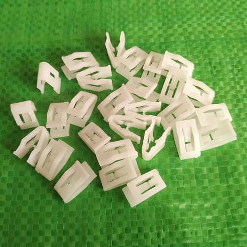 20Pcs Plastic Auto Car Trim Instrument Panel Dashboard Plastic Fasteners White Car Clips Rivets Fastener