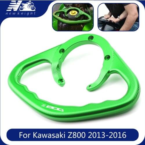 For Kawasaki Z800 2013-2016 2015 Motorcycle CNC Aluminum Passenger Handgrips Hand Grip Tank Grab Bar Handles Armrest Accessories