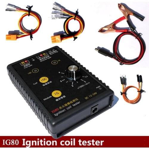 IG80 Automobile Ignition Coil Tester Tester Natural Gas Ignition Coil Gasoline Vehicle Ignition Coil Tester