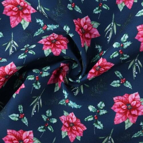 Diy 50*140CM Green plants Polyester cotton Fabric Patchwor Printed for Tissue Kids Home Textile for Sewing Doll Dress Curtain