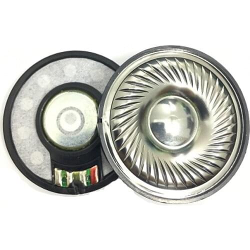 Hifi 50mm Headphone Speaker Headset Driver Monitor Titanium film 32ohm 110DB N48 Neodymium Headphone Repair Parts 2pcs