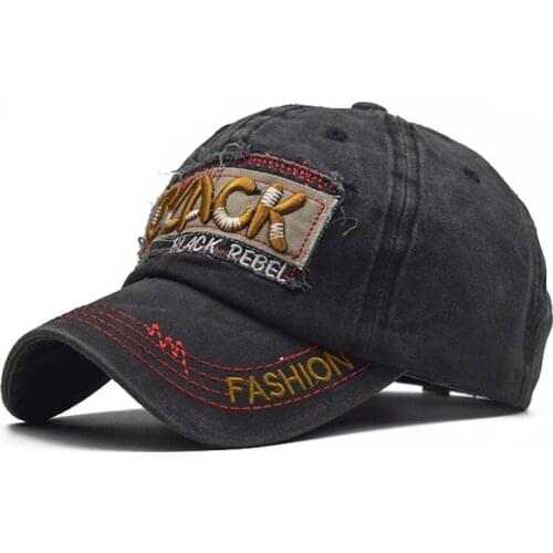 Good Quality Women/mans Beaseball Caps Washed Embroidered Letter Sun Sports Hats Male Hip Hop Cap Cowboy Fishing Climing Hat