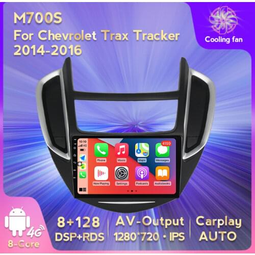MEKEDE IPS DSP Car multimedia radio cassteet for Chevrolet Trax Tracker 2014-2016 with RDS wifi View camera dvr
