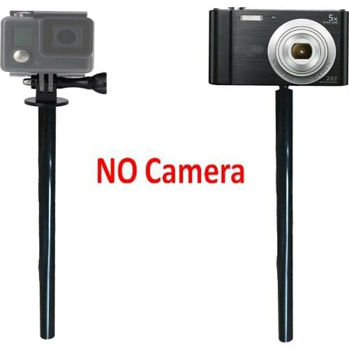 TRIPOD 6"METAL EXTENSION EXTENDER TUBE 1/4"-20 THREAD METAL HD CAMERA ADAPTER