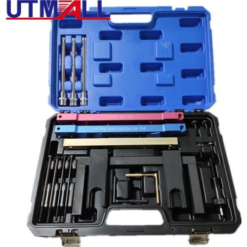 Engine Camshaft Timing Locking Hand Tool Kit Set Fit For BMW N51 N52 N53 N54 N55 with Cylinder head sleeve