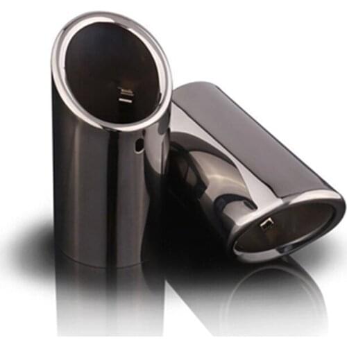 Atreus For 2011 2012 2013 VOLVO S60 V40 V60 XC60 Stainless steel Car Automobiles Exhaust Muffler Pipe Tip Cover Car Accessories