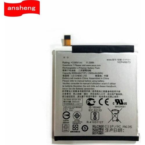 New 100% Original C11P1511 3000mAh Battery For ASUS ZenFone 3 ZE552KL Z012DE Z012D / ZenFone 4 Selfie Pro ZD552KL Z01MD Z01MDA