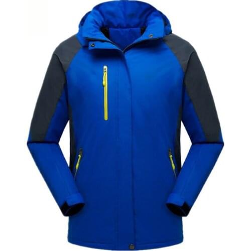Solid Men Women Waterproof Windproof Fleece Snow Jacket Thermal Coat Plus Size Outdoor Sport Mountain Snowboard Ski Jacket