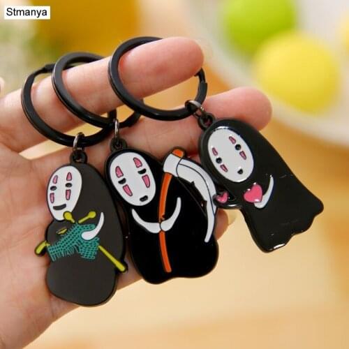 Couple keychain - New South Korea, Japan Key Faceless man Key Chain Key Ring Key Male Couple Pendant For Gift #17247