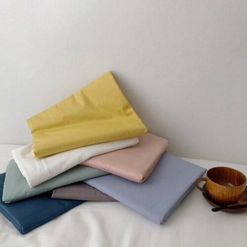 Washed Cotton Craft Bed Sheet Quilt Single Double Bed Student Dormitory Solid Color Ins Bedding Sheets