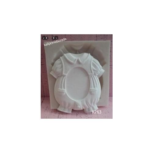 Baby rompers frame silicone mold