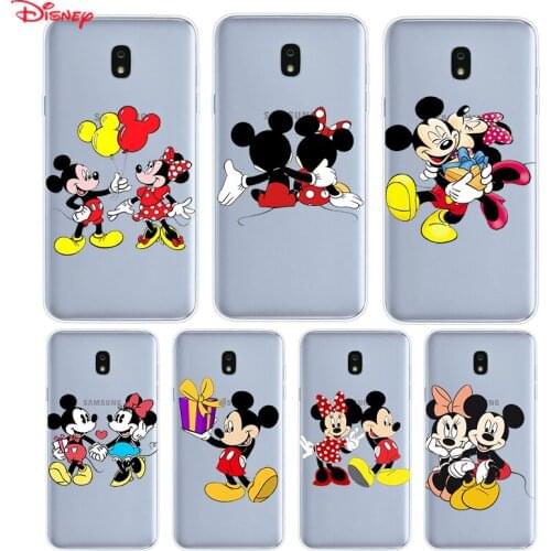 Silicone Cover Mickey And Minnie For Samsung Galaxy J8 J7 Duo J6 J5 Prime J4 Plus J3 J2 Core 2018 2017 Phone Case