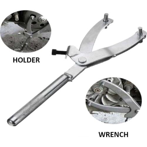 Universal Iron Motorcycle Moped Scooter Flywheel Variator Clutch Remove Holder GY6 50cc Repair Tool