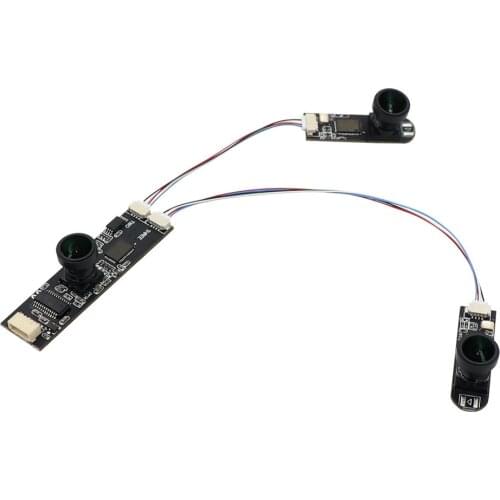UVC HD Three Simultaneous USB Camera Module Wide View Angle MJPEG 30fps Industrial Plug Play Stereo Webcam