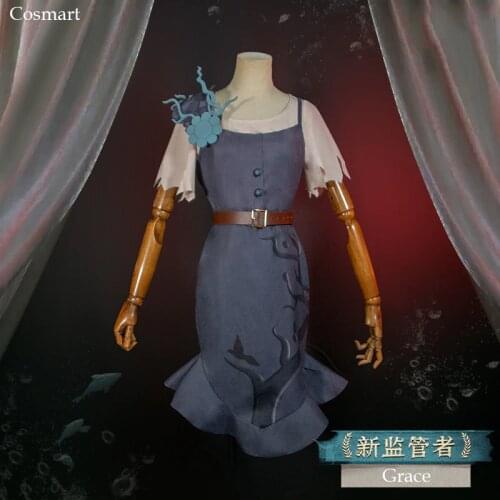 Game Identity V Grace Fisher Girl Dress Uniform Cosplay Costume Carnival Halloween Party Suit For Women New