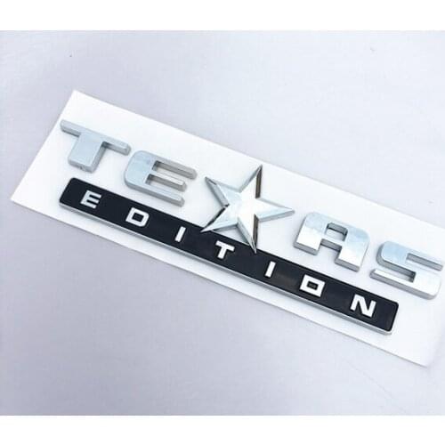1Pcs Auto Car Personality Logo SUV Sticker Wrangler Guide Modified Texas Rear Compartment Sticker Scratch