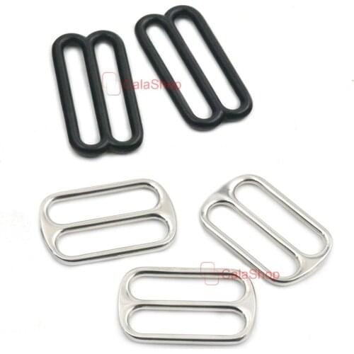 10 Pcs / Lot 38mm 1.5" Widemouth Round Triglides Webbing Slides Leather Strap D Rings Craft Adjust Buckle Bags DIY