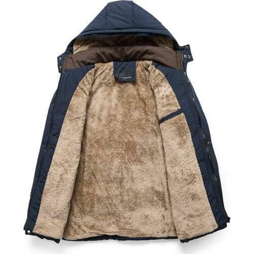 2020 Zipper Mens Winter Waterproof Jacket Parka Hoodies Coat Hooded Warm Clothing Fashion Casual Large Mens Jackets Clothing 5xl