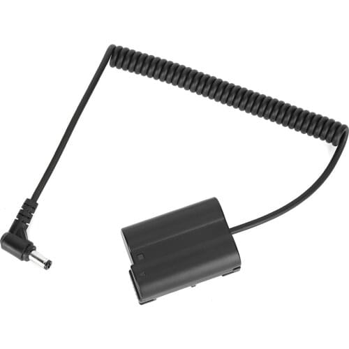 Fotografia DC to EN EL15 Full Decoding Dummy Battery for Nikon Z7 Z6 D850 D810 D750 D7200 Camera Dummy Battery Adapter