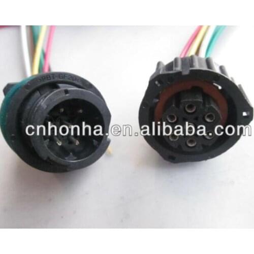 AMP 7 Pin male and female waterproof car connector wire harness for Sumitomo, OEM No.:929983-1