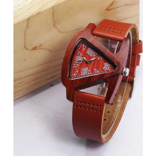 Wooden Quartz Fashion Watch Men women Bamboo Modern Wrist Watch color Nature Tree Soft Leather relogio masculino mujer reloje