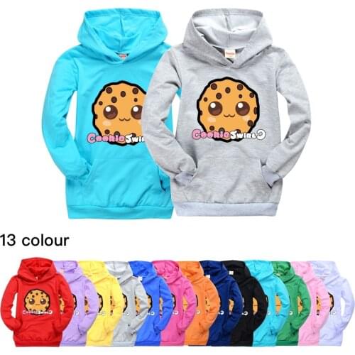 2021 Kids Hoodies Toddler Girl Autumn Clothes COOKIE SWIRL C Girl Sweatshirt Boys Hoodie Kids New Fashion Jackets Fall Clothes