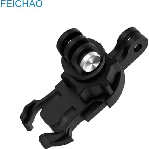 Double J-hook Tripod Adapter 360 Rotation Quick Release Buckle Base Mount For GoPro 9 8 7 5 for DJI Osmo Action Insta360 Camera