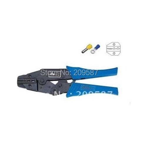 HS-06WF crimping 0.25-6.0mm2 Ratchet Crimping Plier(European Style) For Insulated and Non-Insulated Ferrules