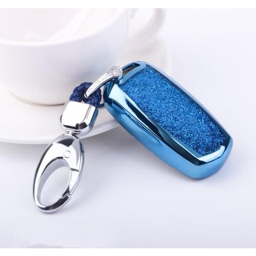 Beautiful Quicksand Soft TPU Car Key Case cover For Geely Atlas Boyue NL3 EX7 EmgrandX7 EmgrarandX7 SUV GT GC9 borui Accessories