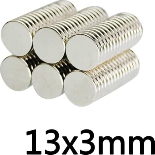 2/5/10PCS 13x3 mm Super Powerful Strong Magnetic Magnets Permanent N35 Neodymium Magnets 13mmx3mm Small Round Magnet 13*3 mm