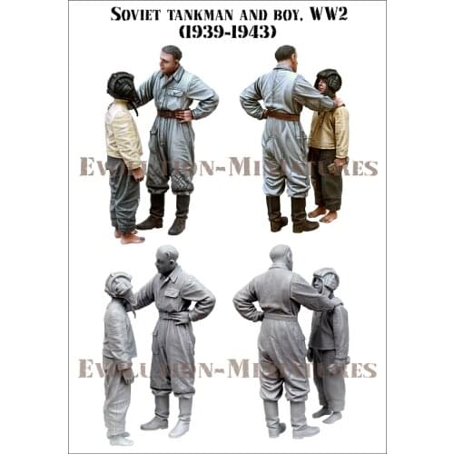 [tusk model]1/35 Scale Unassembled Resin figures resin model Kits E186