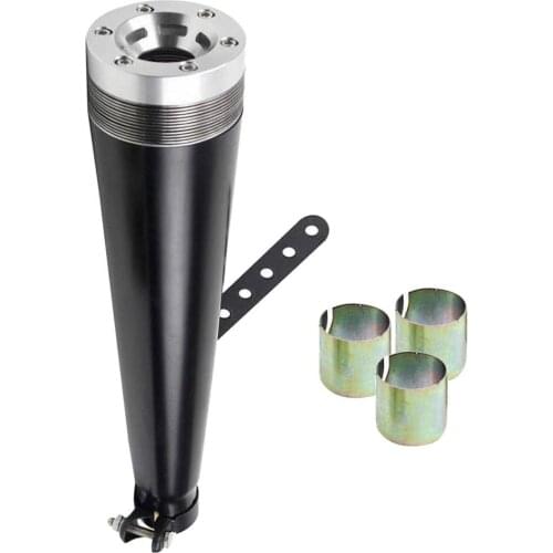 Motorcycle Slip on Exhaust Pipe Universal 1.78" Inlet Exhaust Pipe Retro Style for Harley