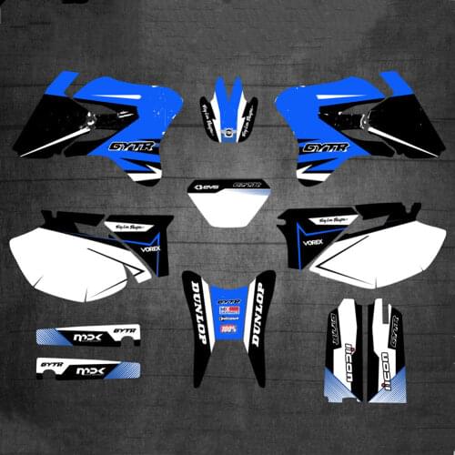 For Yamaha WR450F/250F 05-06 stickers decals Free Custom numbers Graphics kits For Yamaha WRF450 WR250F 2005 2006 WRF250 450WRF