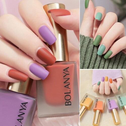 New 10ml Frosted Surface Nail Polish Summer Baking-Free Long-Lasting Non-Peelable Nail Decorations Varnish Gel for Manicure