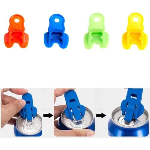 Easy Can Opener Beverage Can Bottle Opener Kitchen Outdoor Bar Drinking Multi Function Accessories Plastic Small Portable Tools